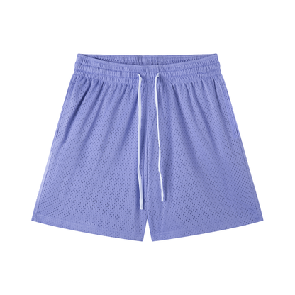 Mesh Training Shorts in Purple, front