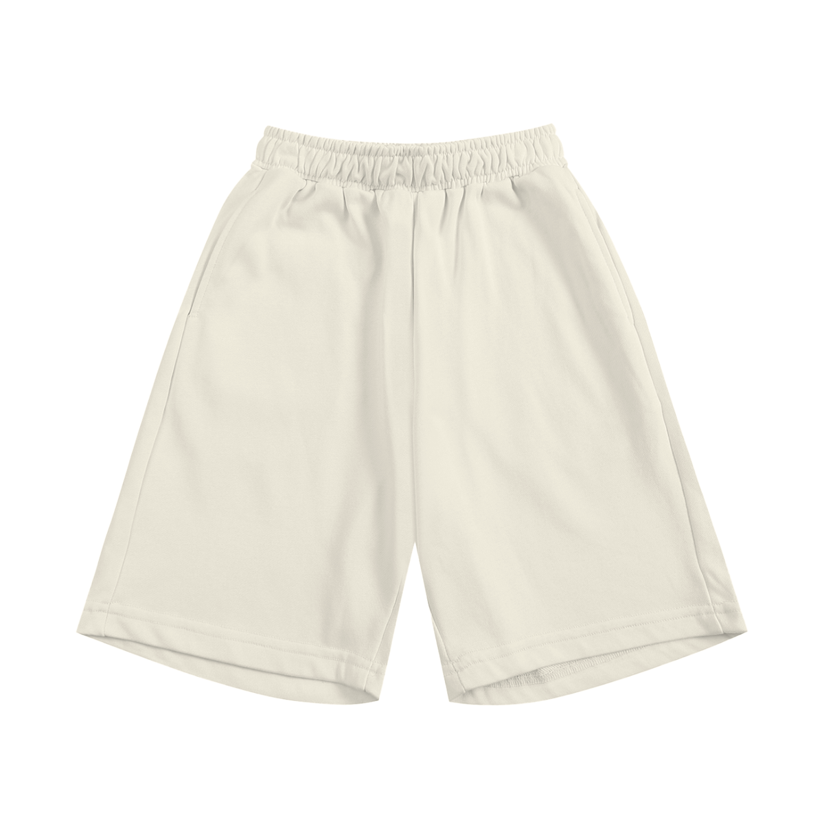 Kids Sports Shorts in Light Apricot, front