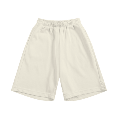 Kids Sports Shorts in Light Apricot, front