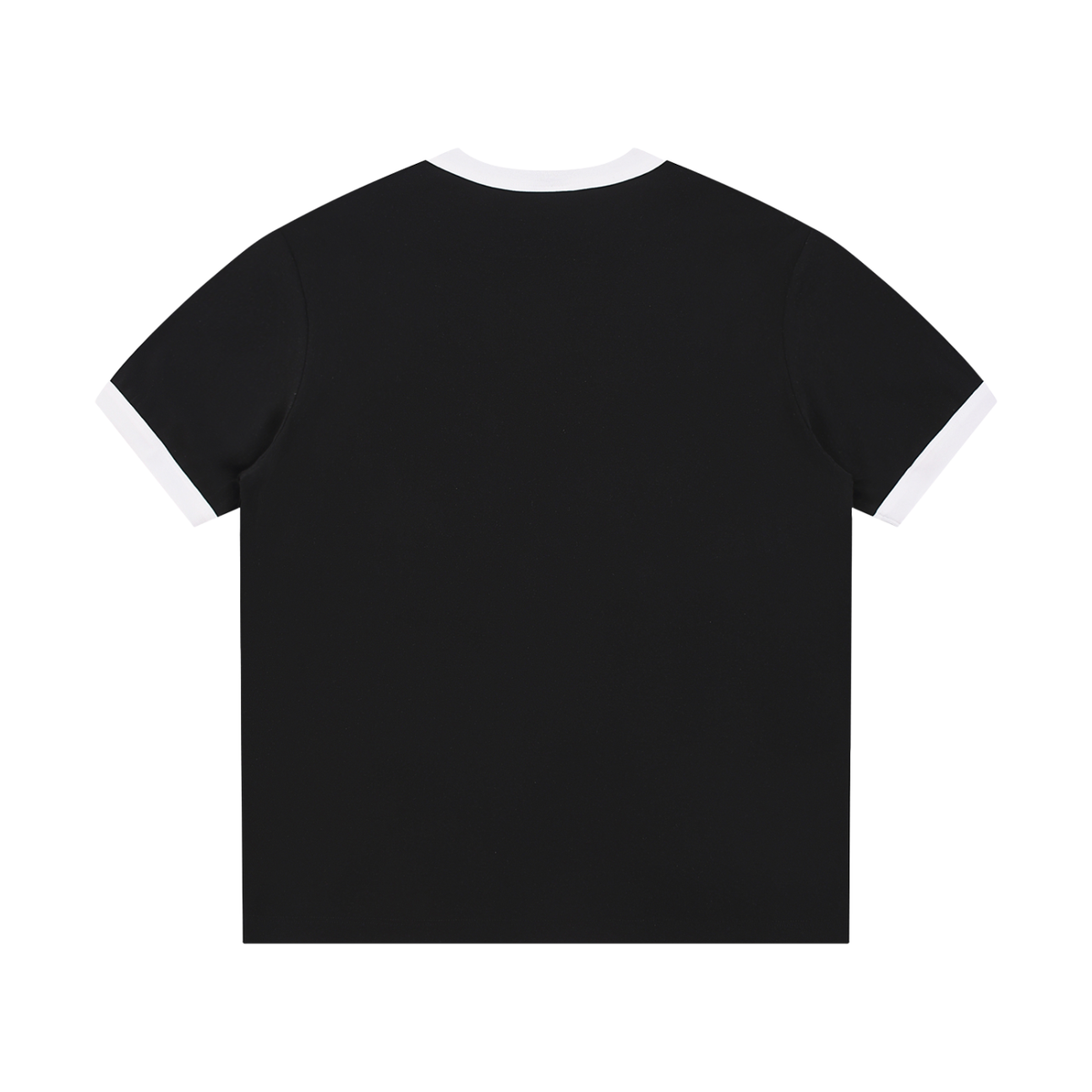 Ringer Tee in Black, back