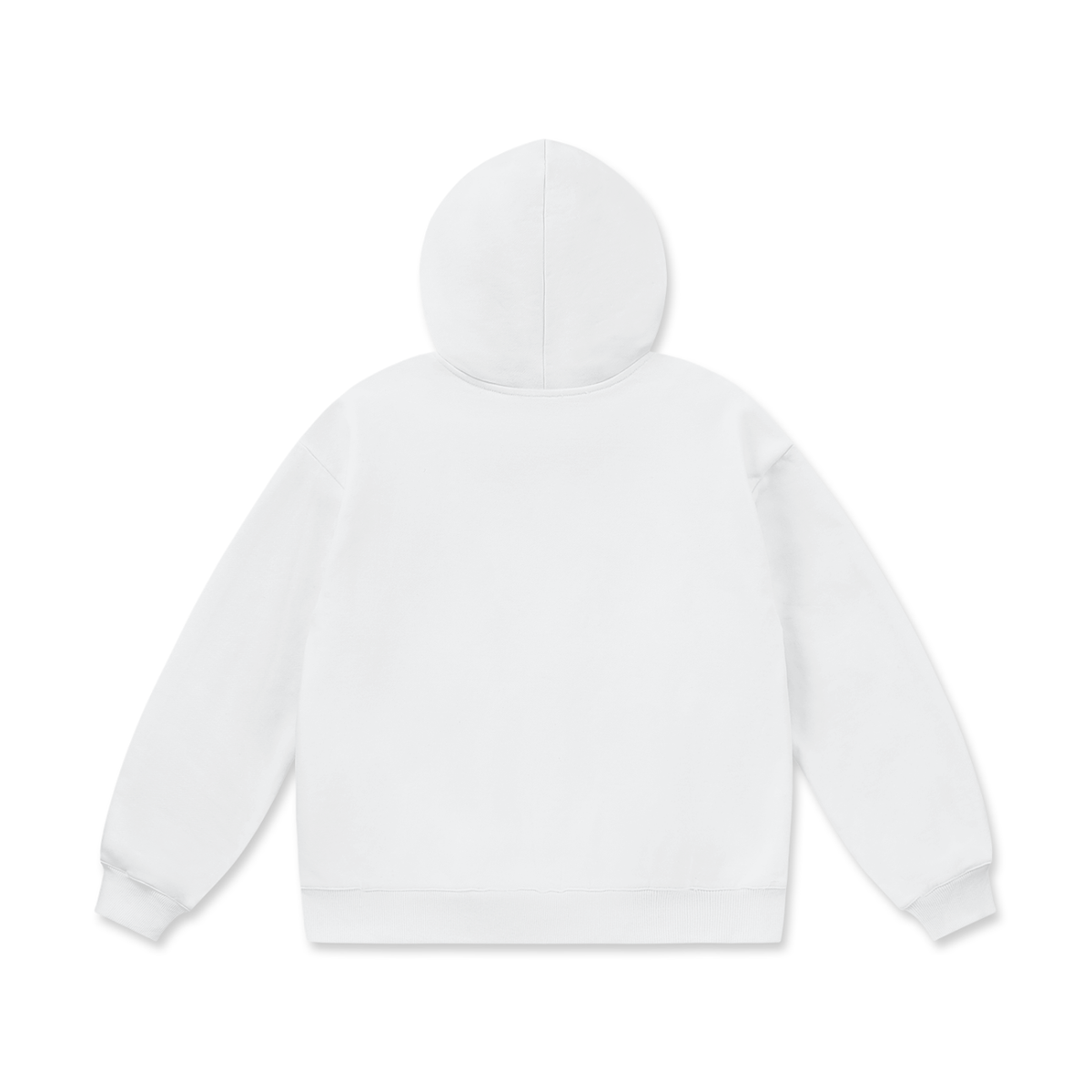 Extra Heavyweight Oversized Hoodie in Lucent White, back