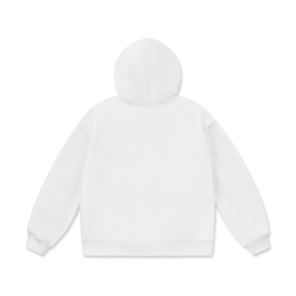 Extra Heavyweight Oversized Hoodie in Lucent White, back