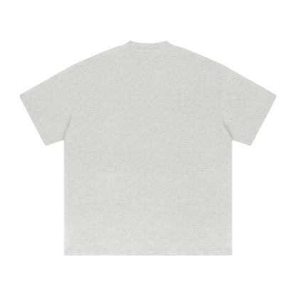 Ultra Heavyweight Tee in Oat Grey, back