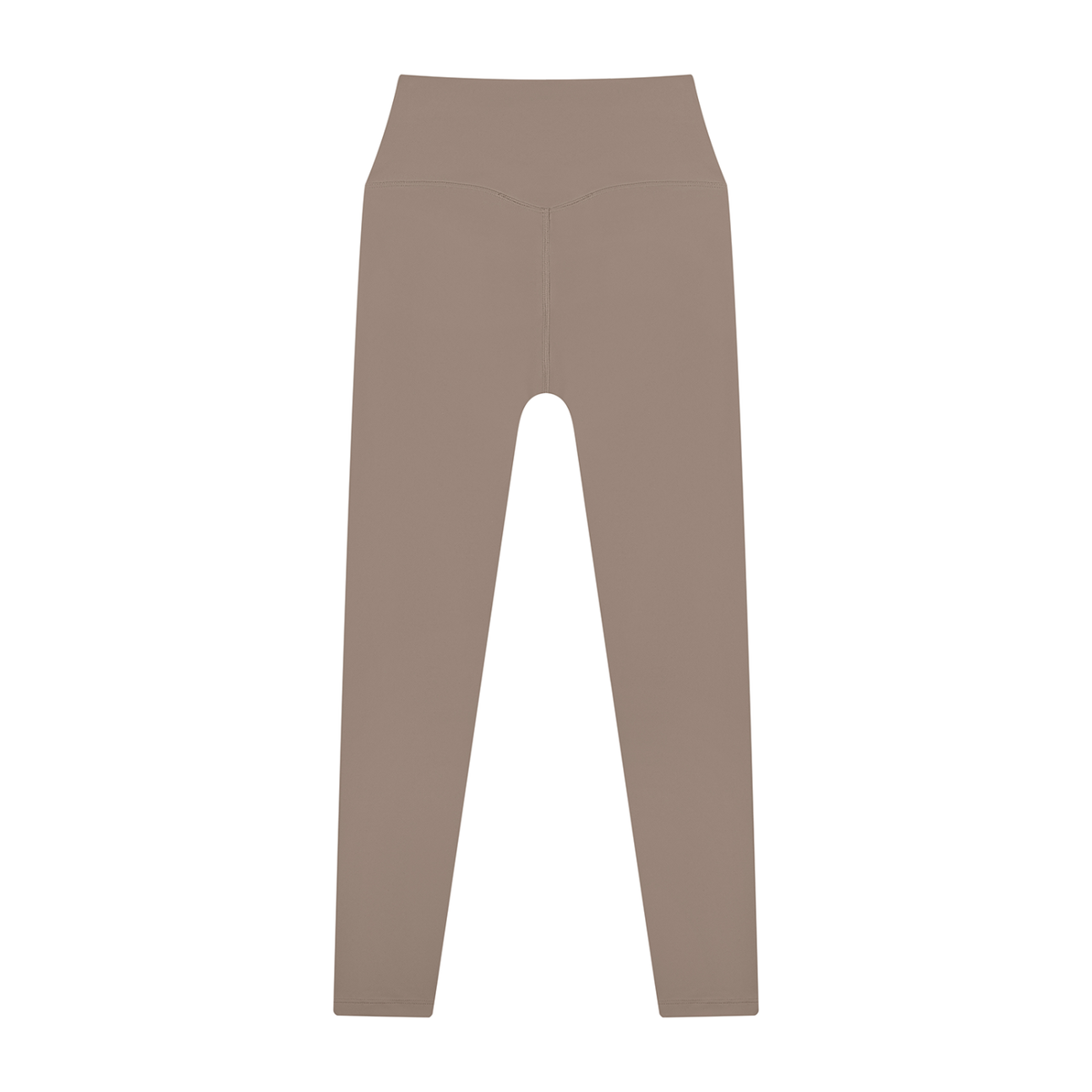 High Waisted Leggings in Taupe, back