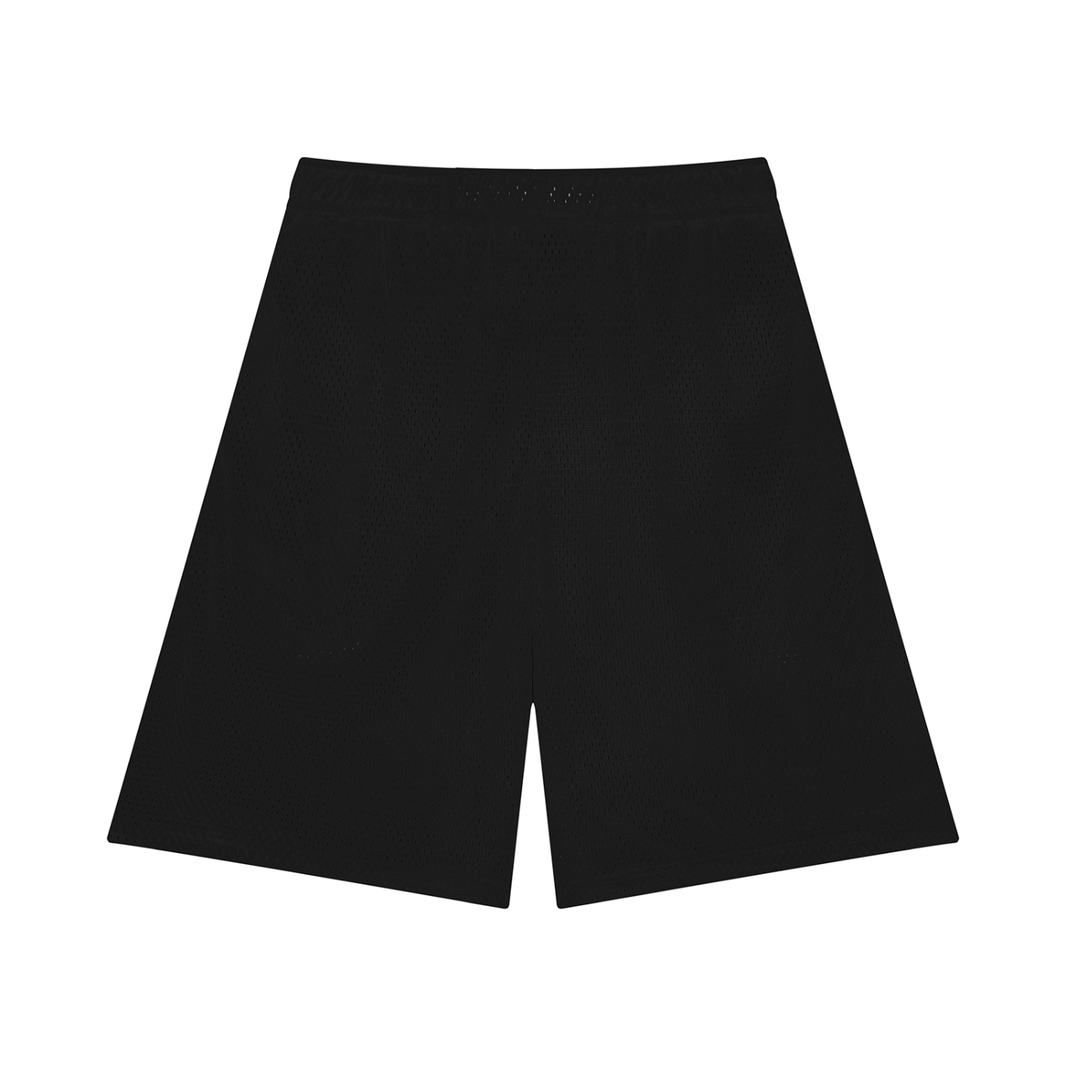 Mesh Basketball Shorts in Black, front