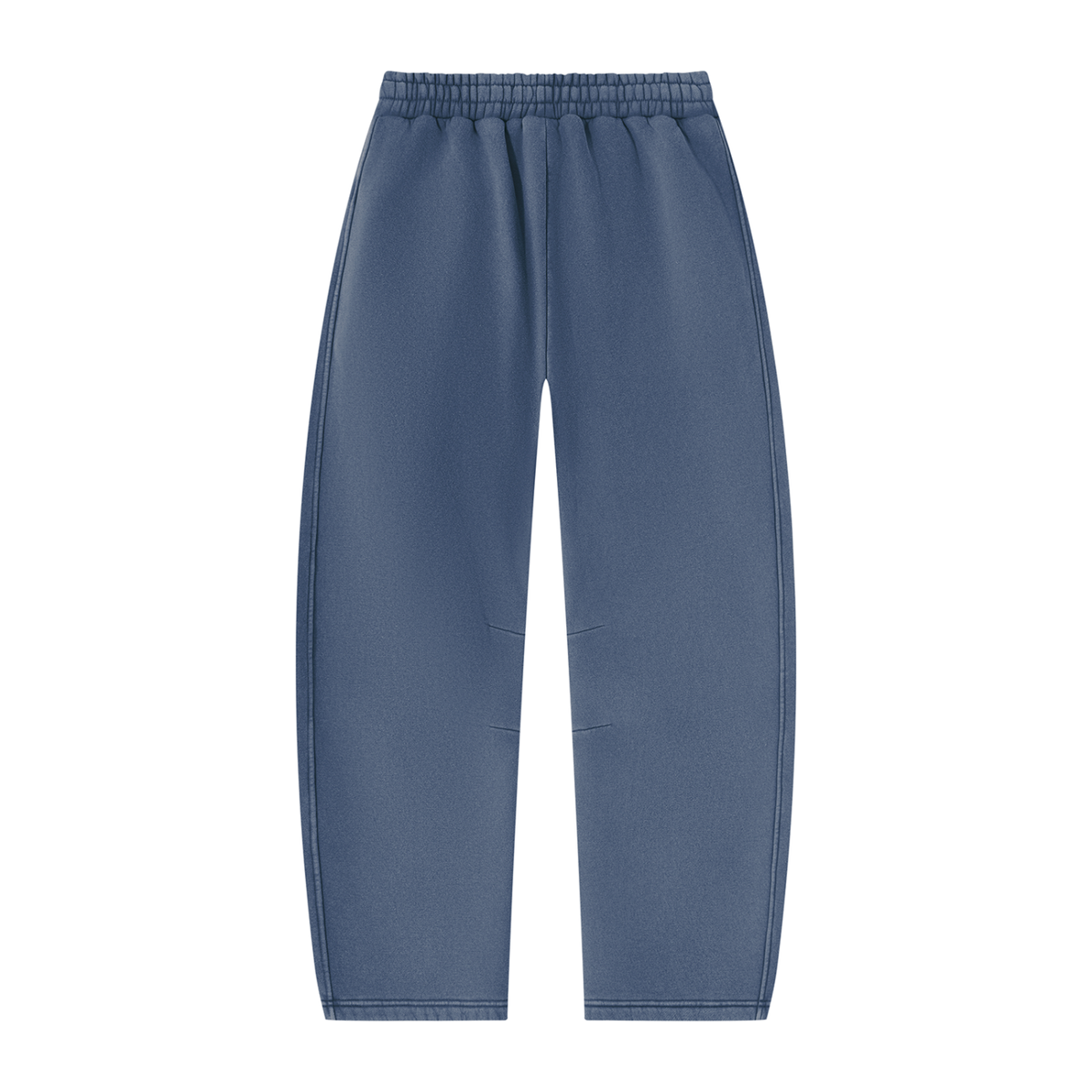 Vintage Wash Barrel Leg Sweatpants in Washed Blue, back