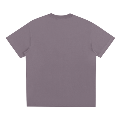 Quick-Dry Cooling Tee in Plum Purple, back