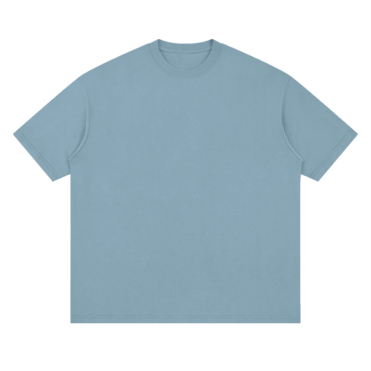 Oversized Drop Shoulder Tee in Rain Washed, front