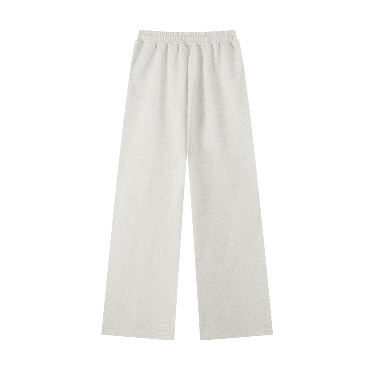 Women's Straight-Leg Sweatpants in Oat Grey, back
