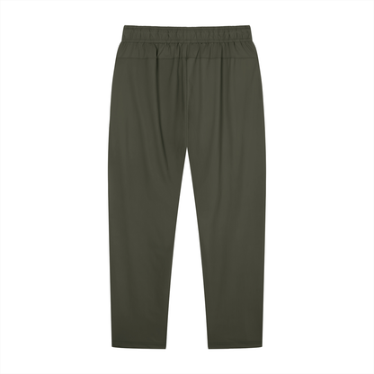 Men's Tapered Training Pants in Grey Green, back