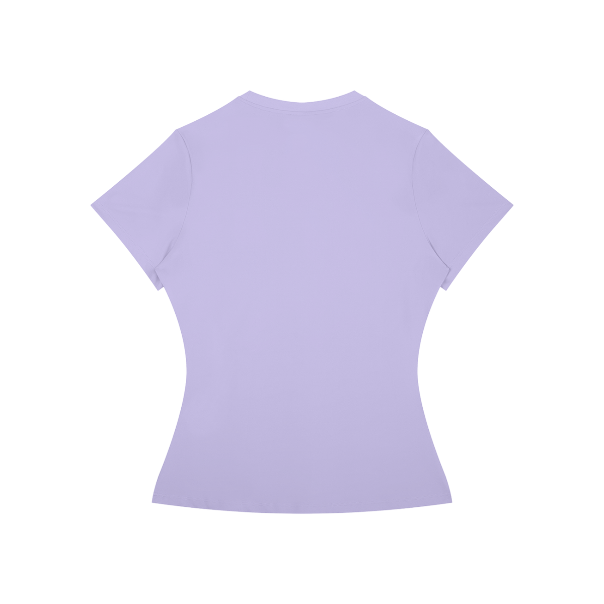 Women's Fitted Training Tee in Lavender, back