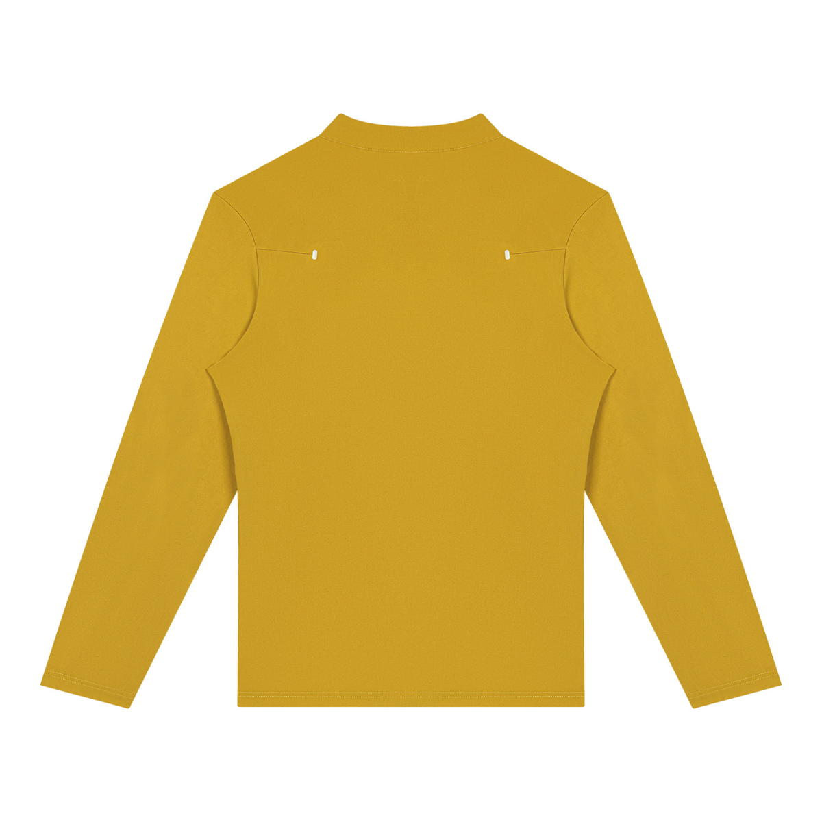 Quarter-Zip Training Top in Yellow, back