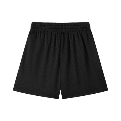 Mesh Training Shorts in Black, back