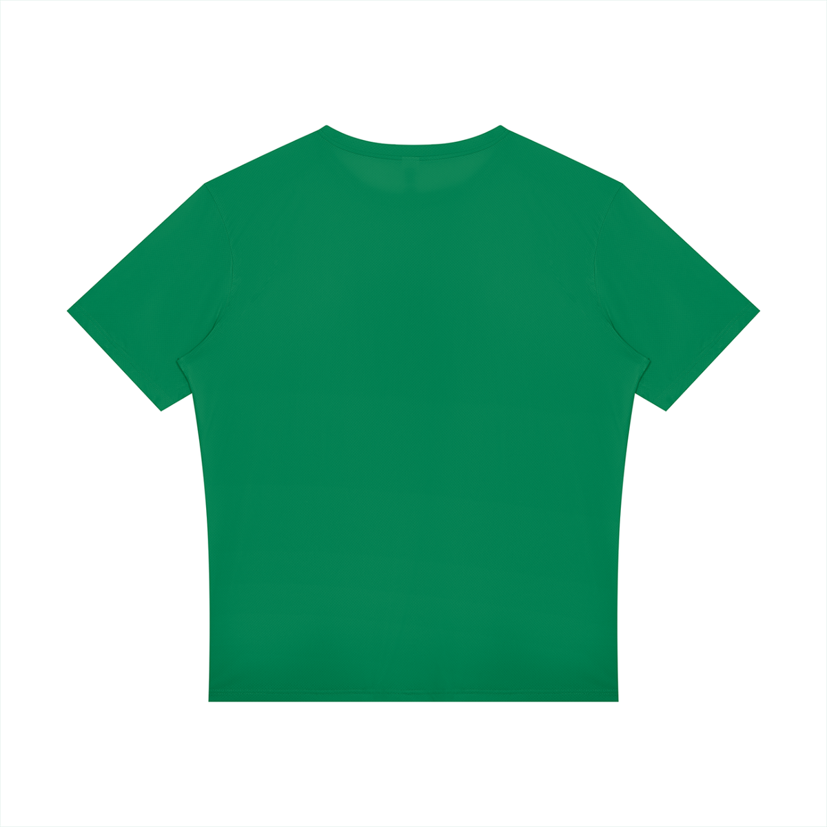 Reflective Raglan Running Tee in Grass Green, back
