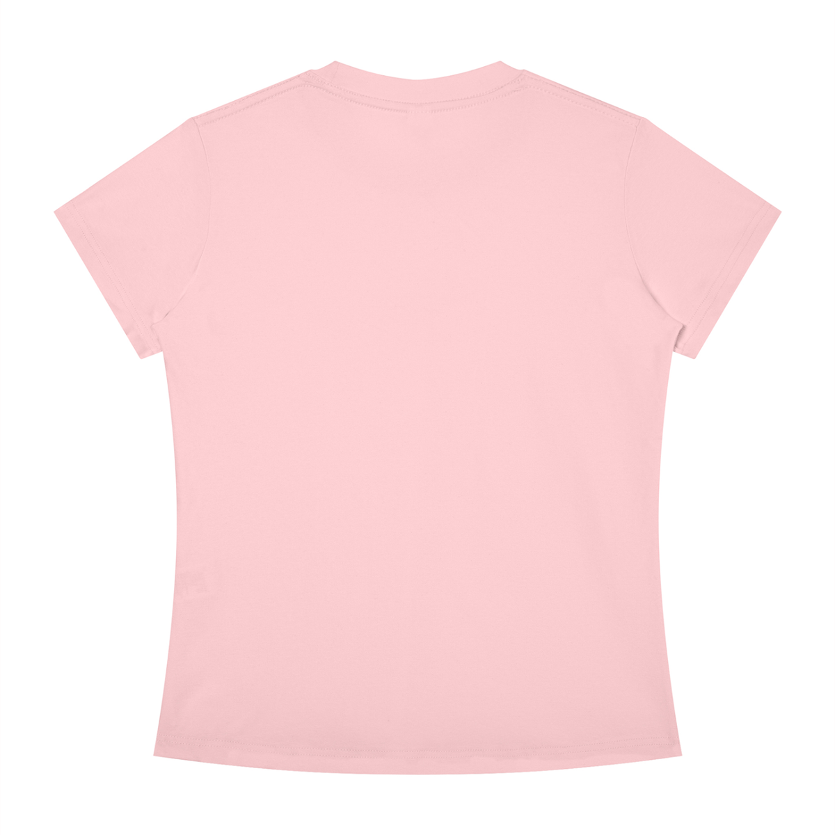 Women's Slim Fit Tee in Light Pink, back