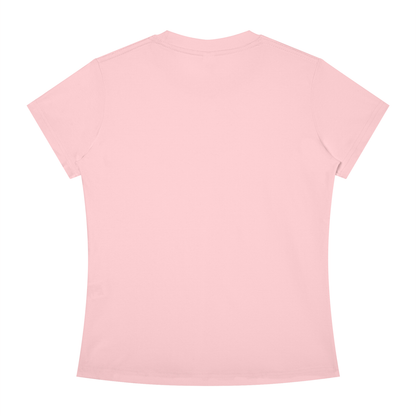 Women's Slim Fit Tee in Light Pink, back