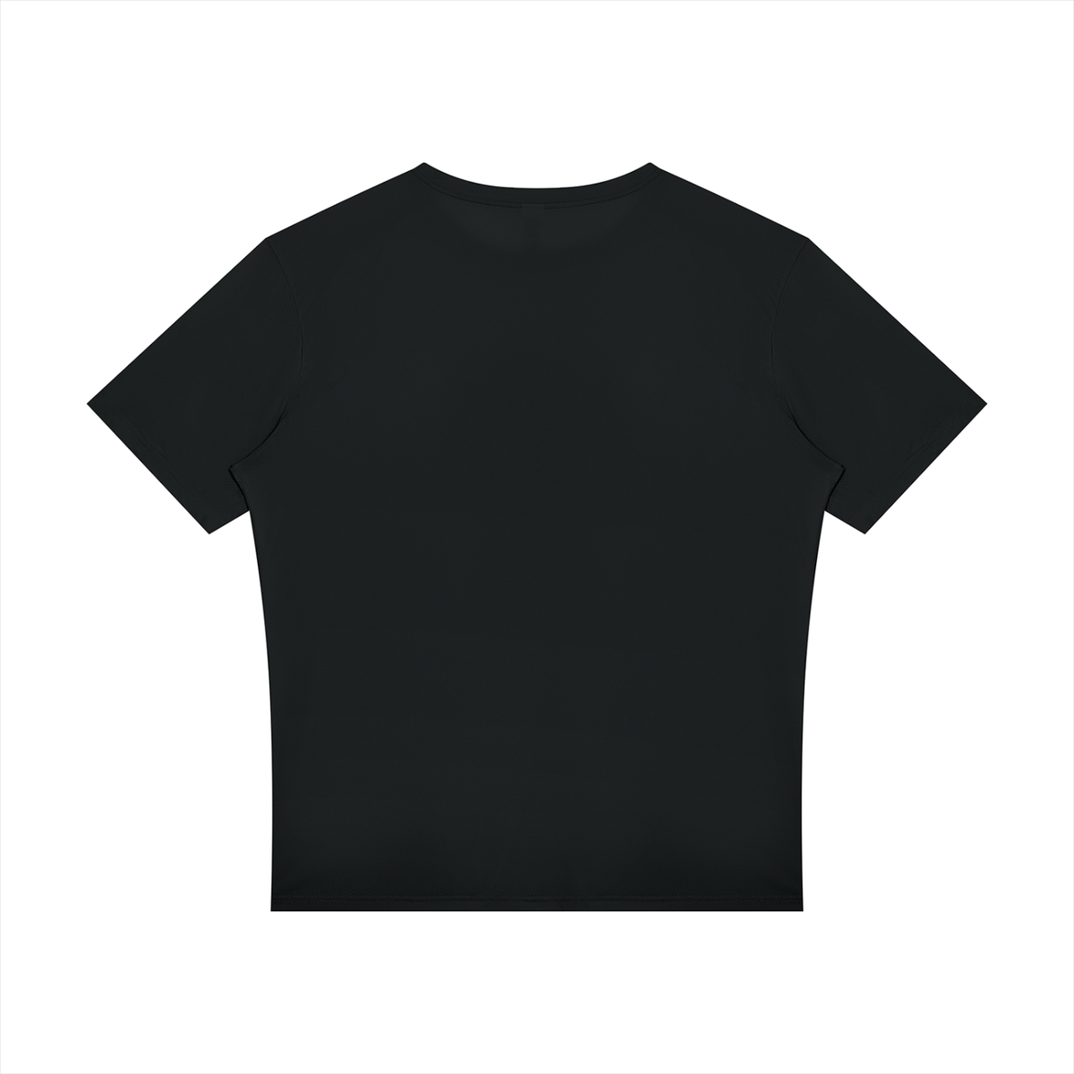 Reflective Raglan Running Tee in Black, back