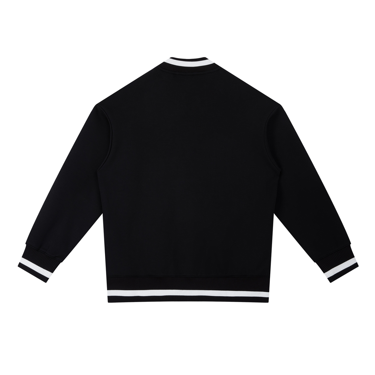 Contrast Piping Bomber Jacket