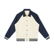 Apricot with Navy Blue