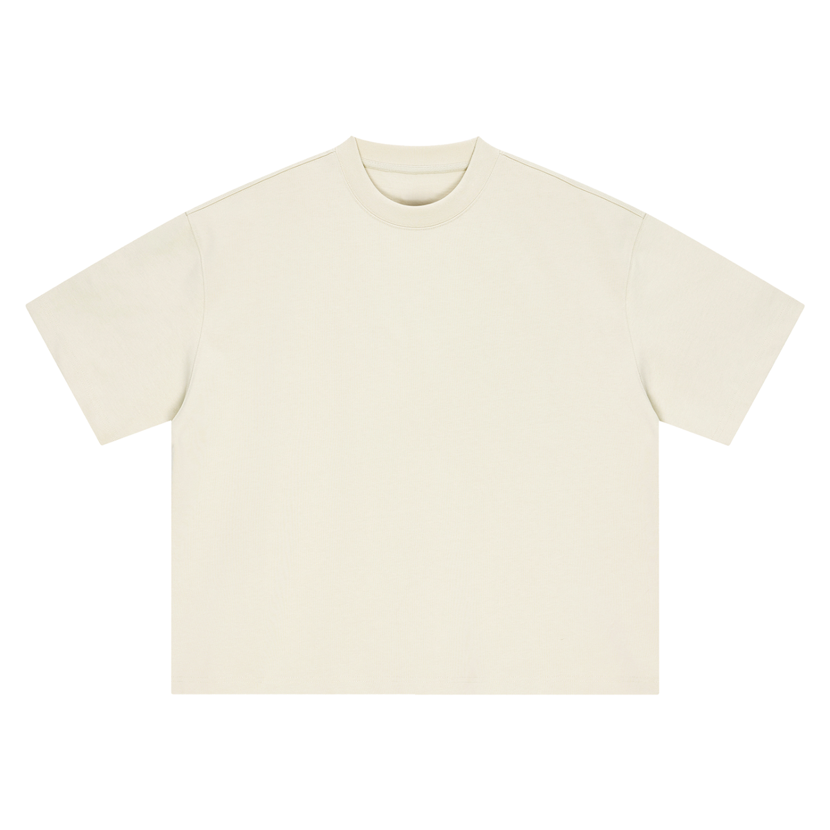 Boxy Heavyweight Tee in Mild Apricot, front