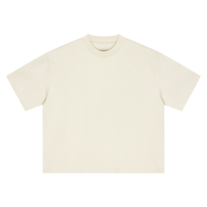 Boxy Heavyweight Tee in Mild Apricot, front