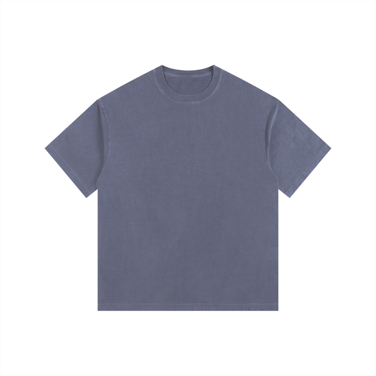 Vintage Wash Oversized Tee in Navy, front
