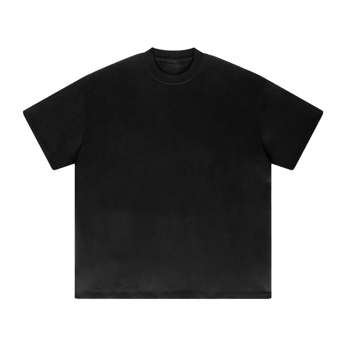 Ultra Heavyweight Tee in Black, front
