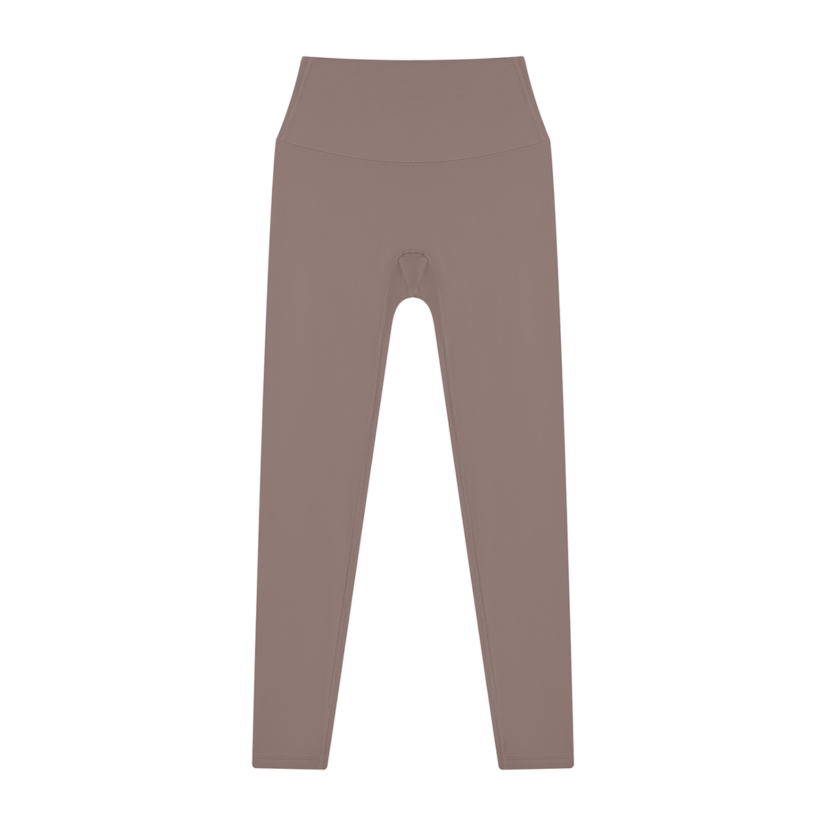 High Waisted Leggings in Ash Purple, front