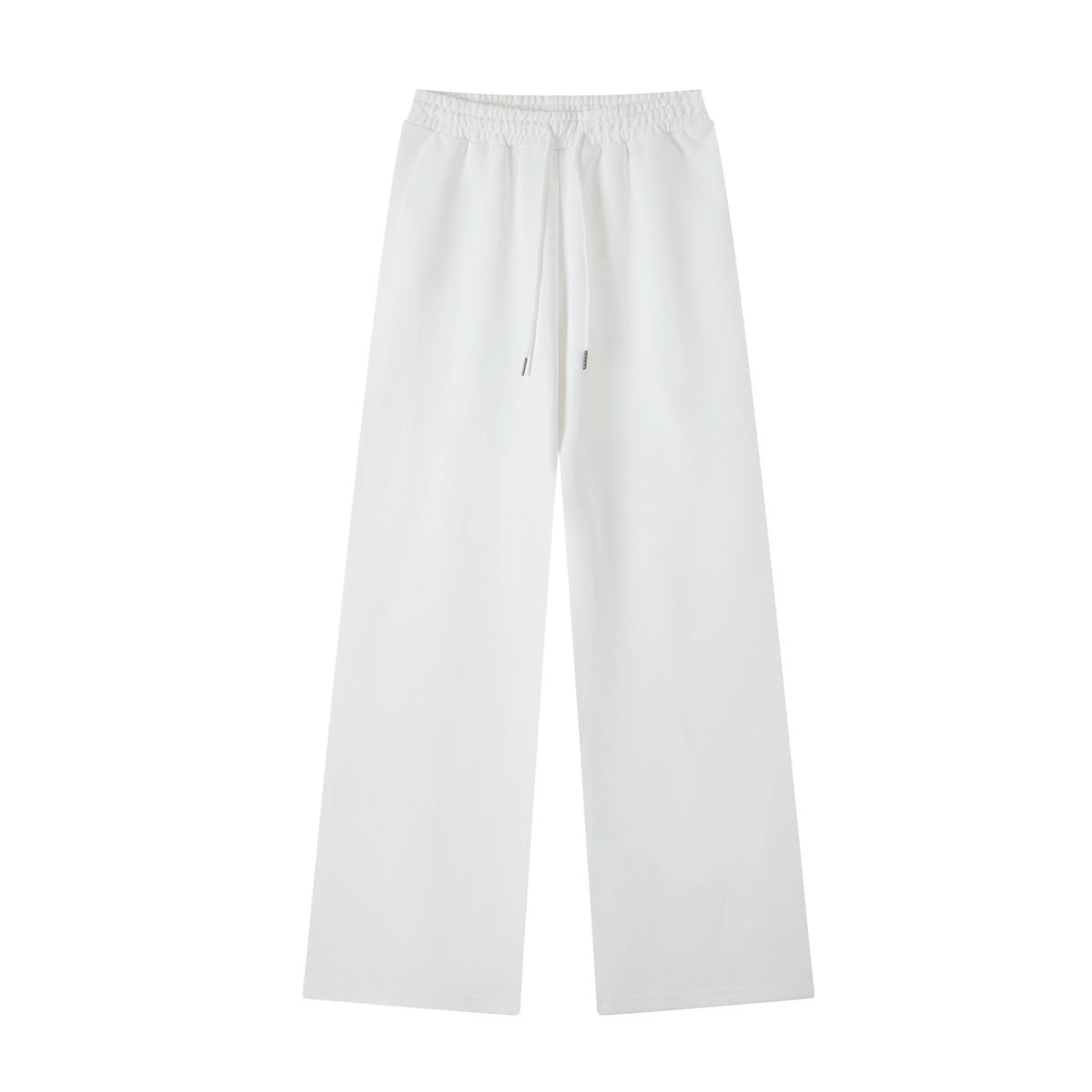 Women's Straight-Leg Sweatpants in White, front