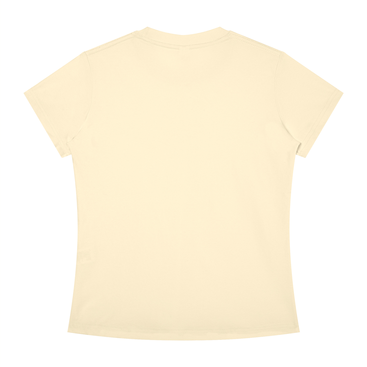 Women's Slim Fit Tee in Apricot, back
