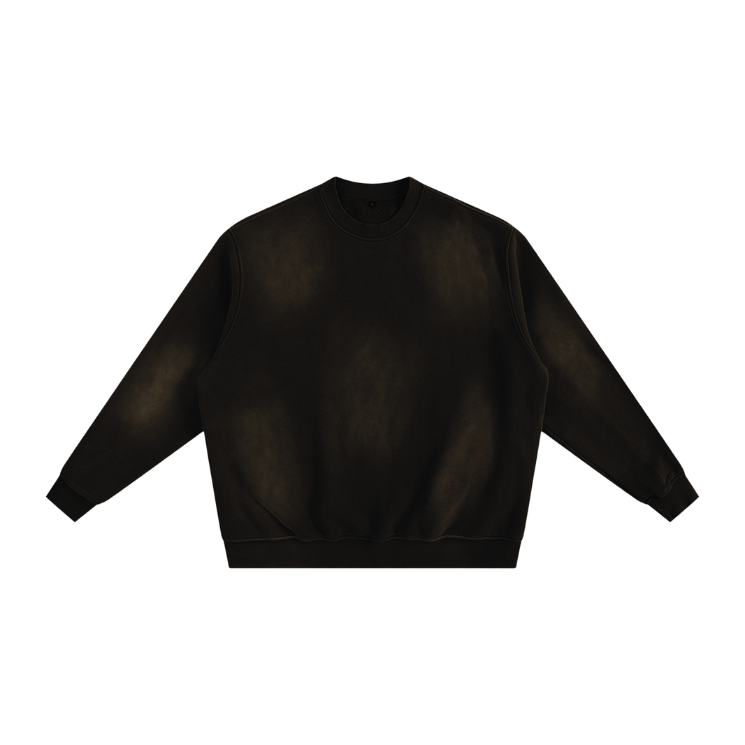 Sunfade Crew in Black, front