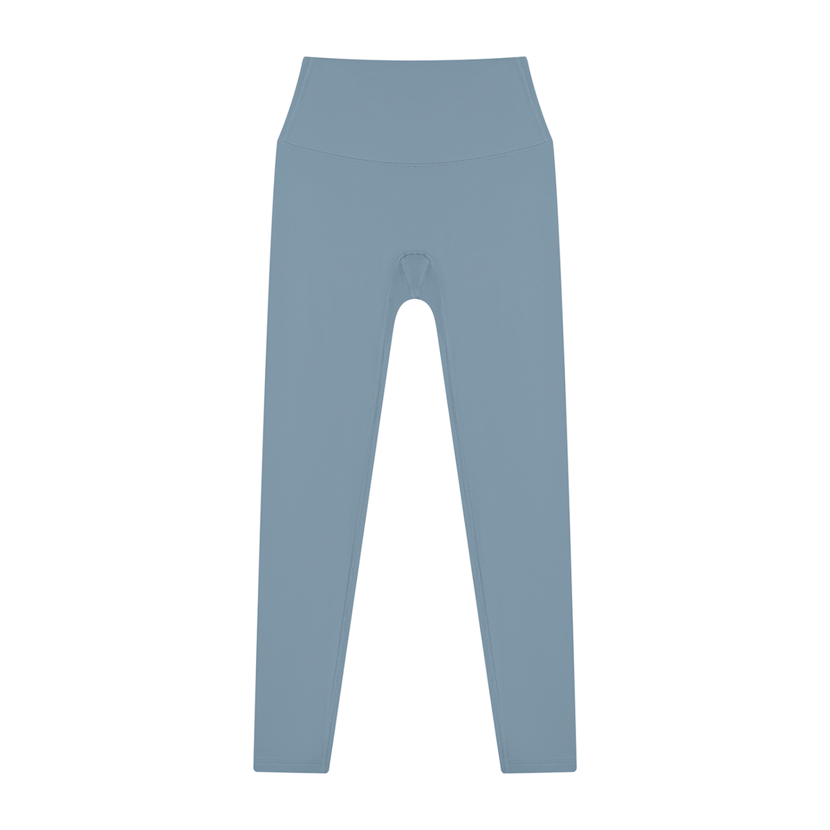 High Waisted Leggings in Haze Blue, front