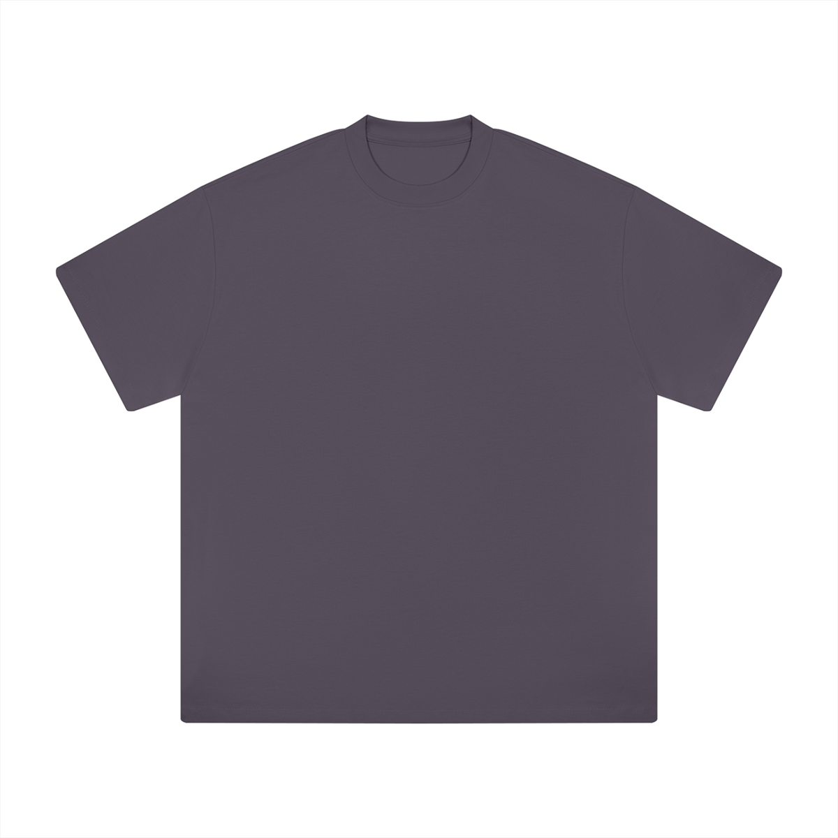 Ultra Heavyweight Tee in Plum Purple, front