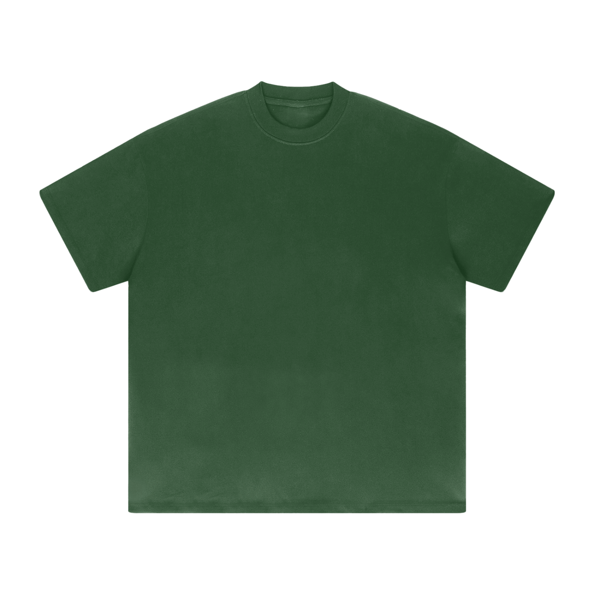 Ultra Heavyweight Tee in Dark Green, front