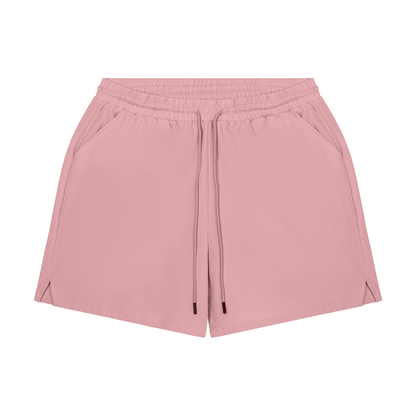 Men's Lined Running Shorts in Pink, front