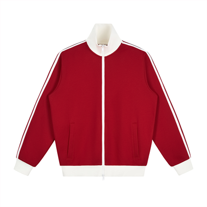 Side Stripe Fleece Track Jacket