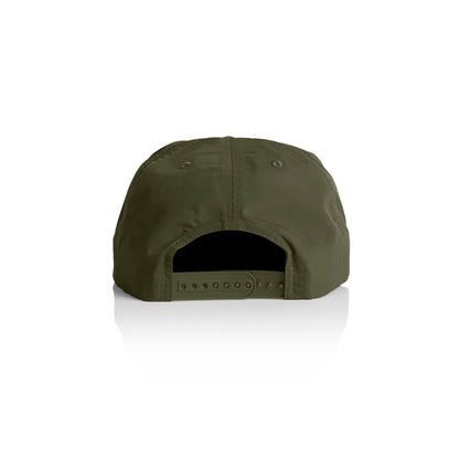 5-Panel Surf Cap in Army, back