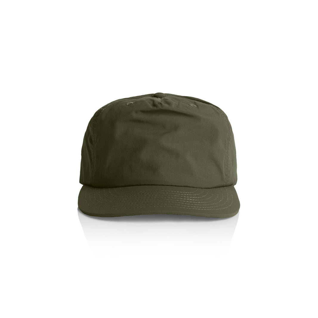 5-Panel Surf Cap in Army, front