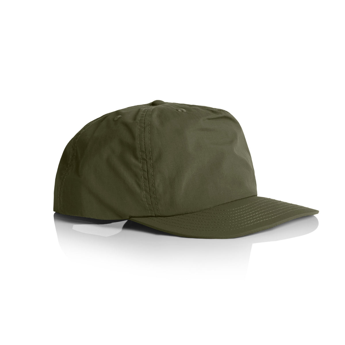 5-Panel Surf Cap in Army, side