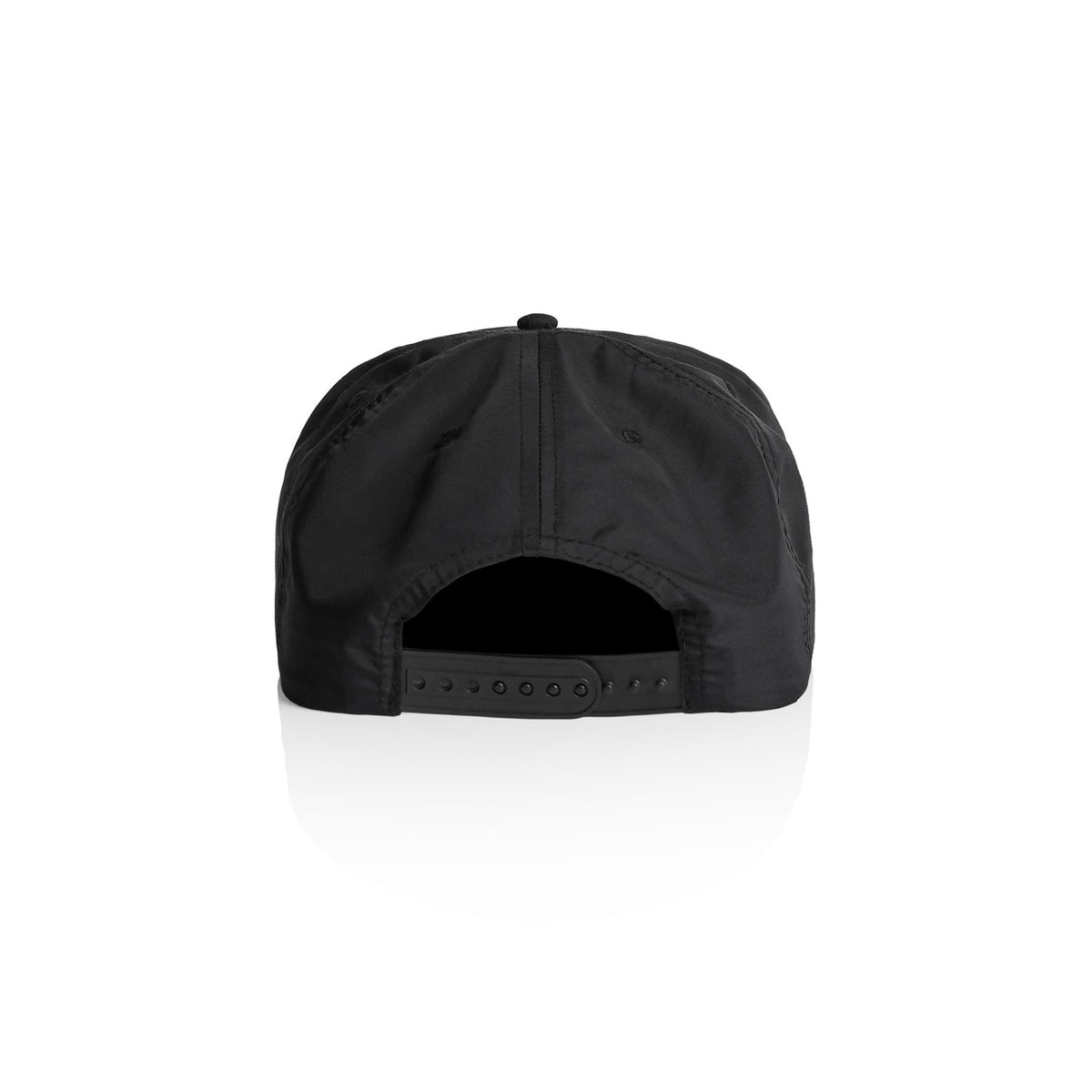 5-Panel Surf Cap in Black, back