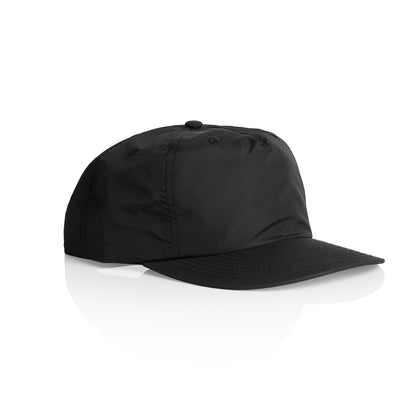 5-Panel Surf Cap in Black, side