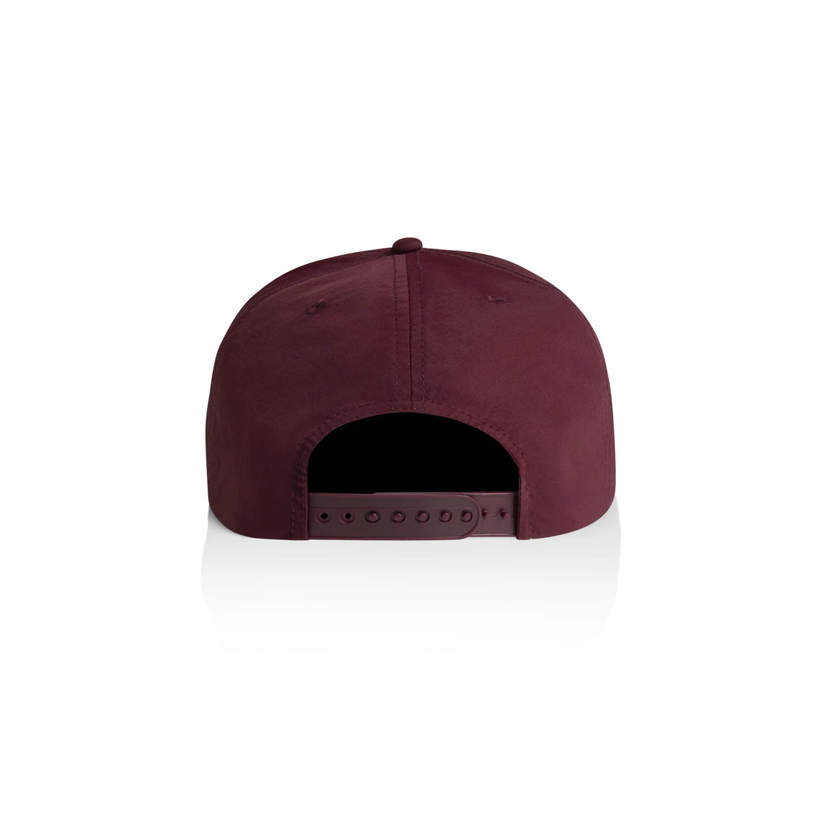 5-Panel Surf Cap in Burgundy, back