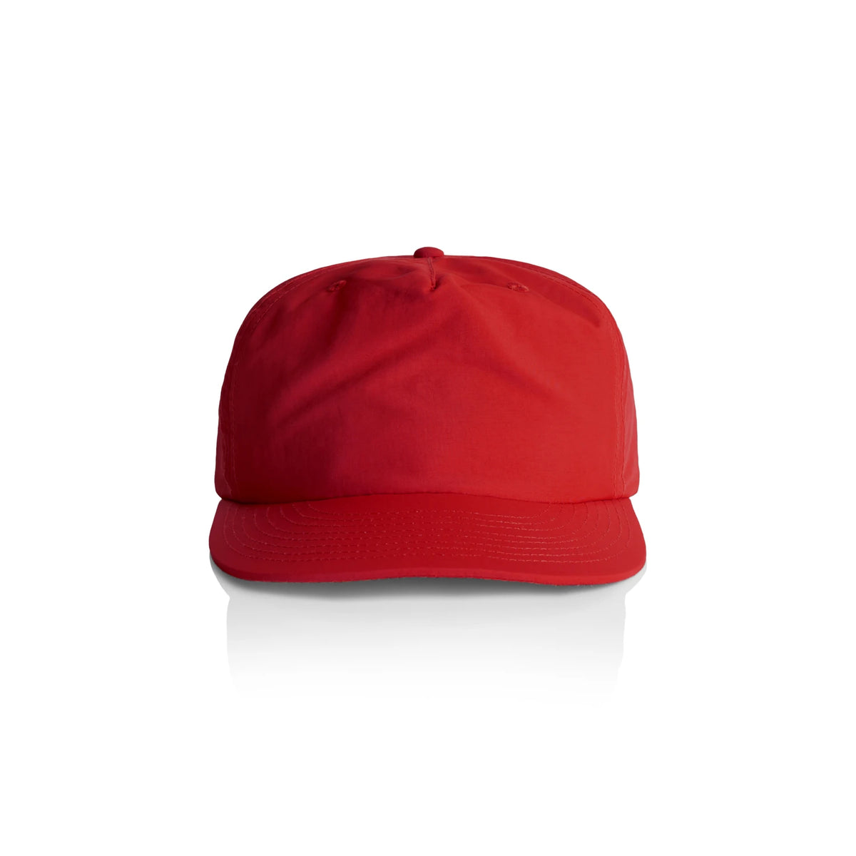 5-Panel Surf Cap in Red, front
