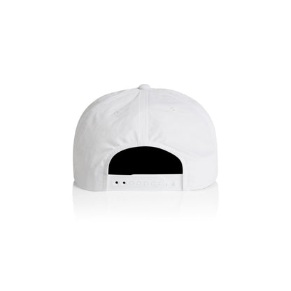 5-Panel Surf Cap in White, back