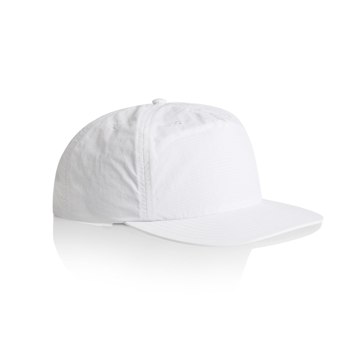 5-Panel Surf Cap in White, side