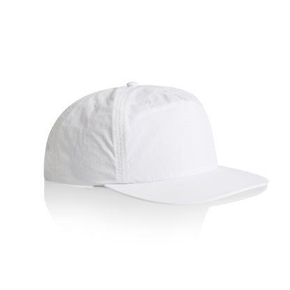 5-Panel Surf Cap in White, side
