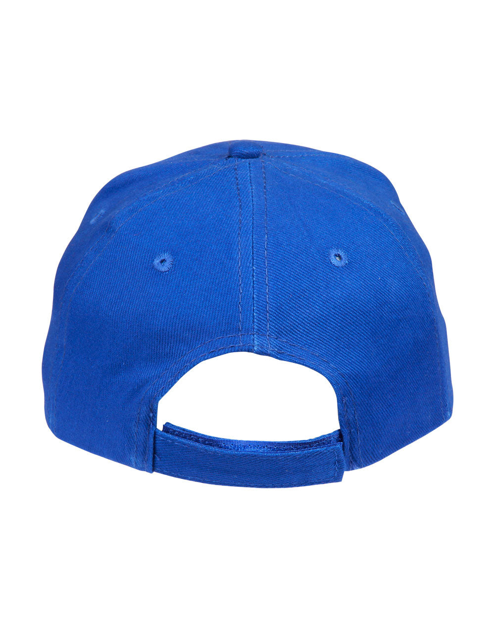 Brushed Cotton Baseball Cap in Royal, back