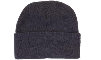 Classic Cuffed Beanie in Navy, front