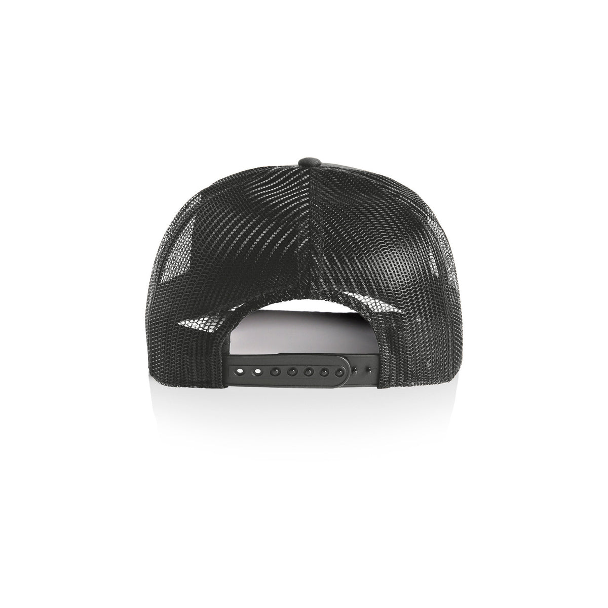Contrast Trucker Cap in Coal/Black, back