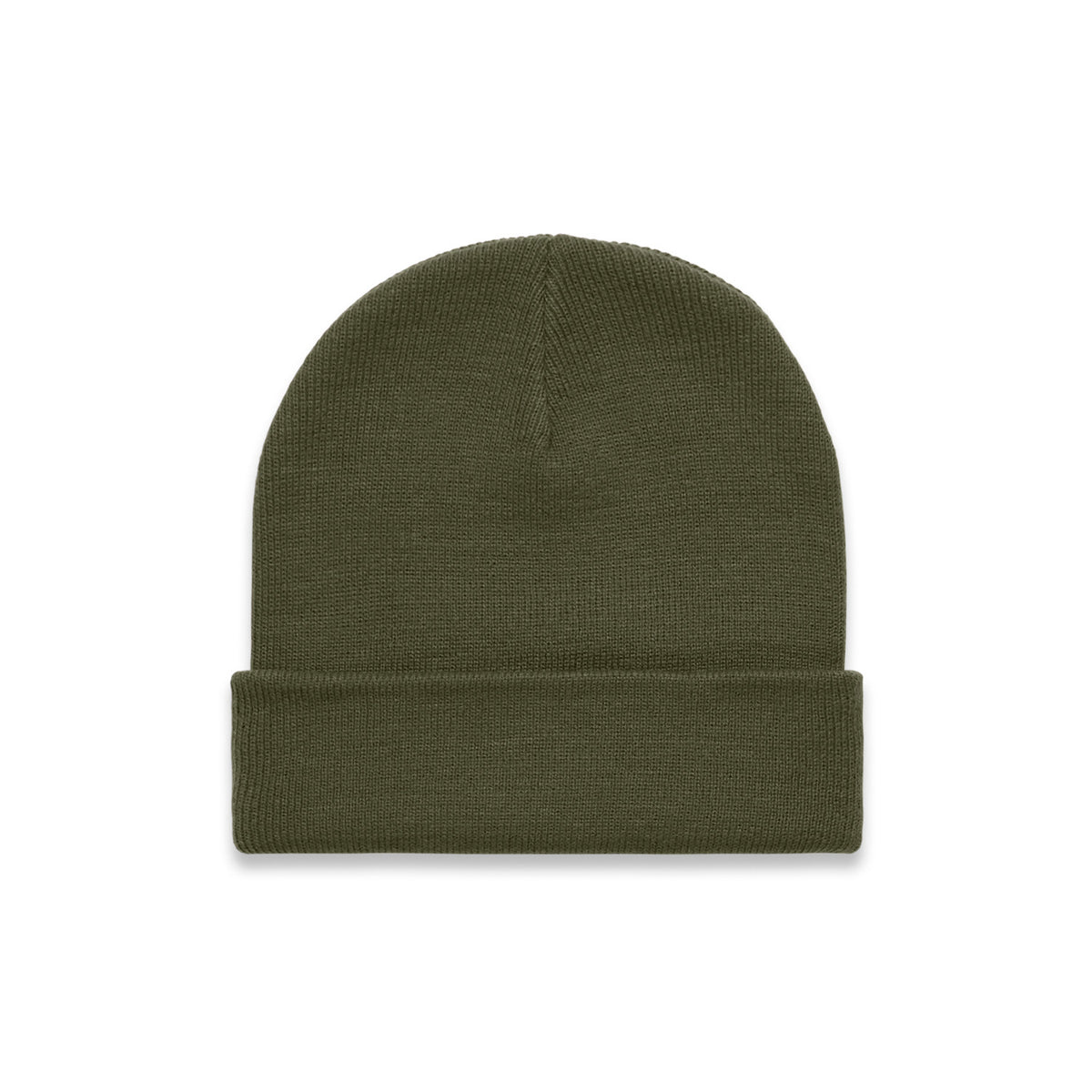 Premium Cuff Beanie in Army, front